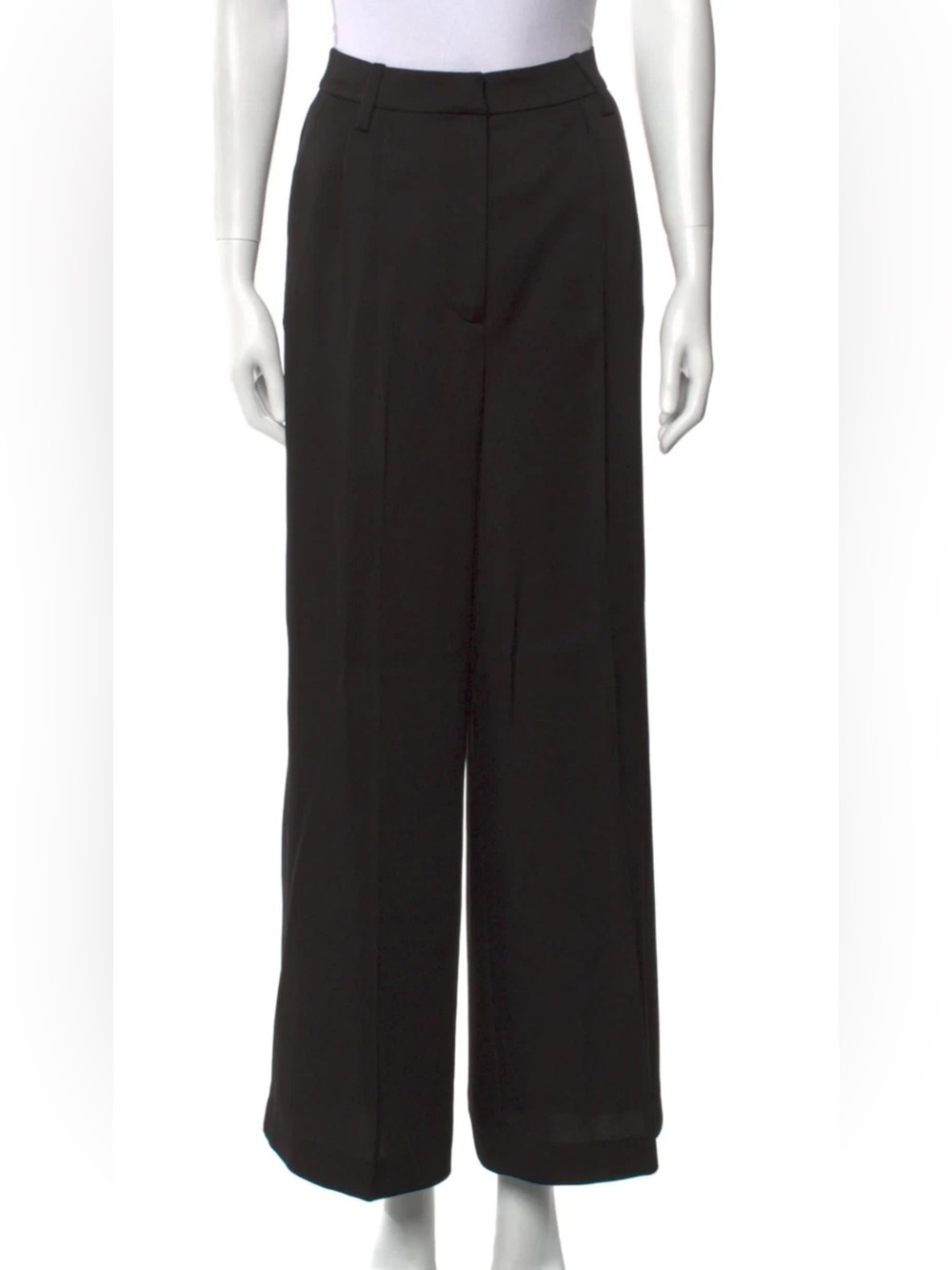 Favorite Daughter Black Wide-Leg Dress Pants small/medium size 6